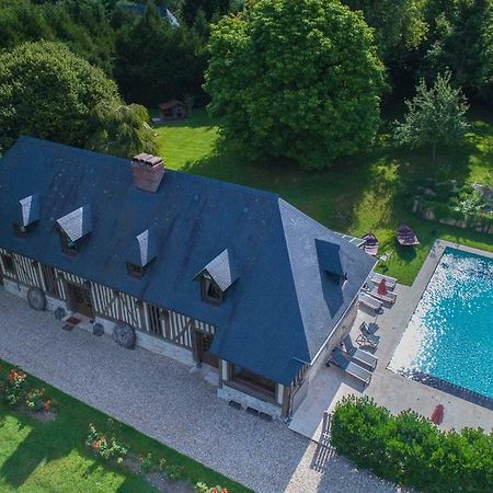 Maison Normande De Caractere A Colombages Saint-Hymer Екстериор снимка